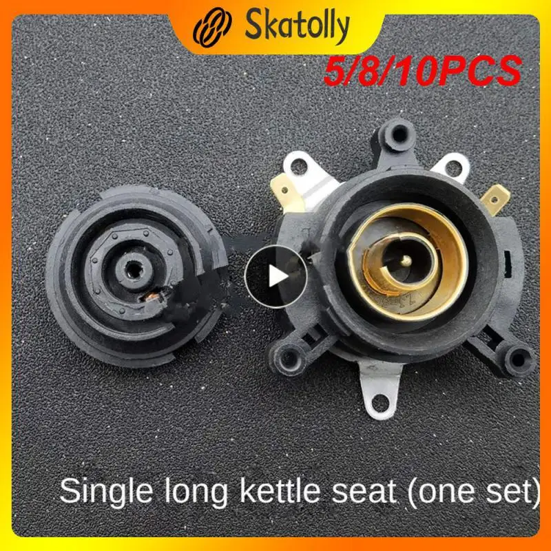 

5/8/10PCS Electric Kettle Repair Kettle Connector Suitable Top Base Socket Temperature Control Connection Seat Replacement Parts