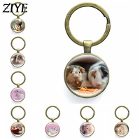 cute hamster animal keychain new attractive funny keyring for ladies key chain gift car bag purse accessories men women jewelry