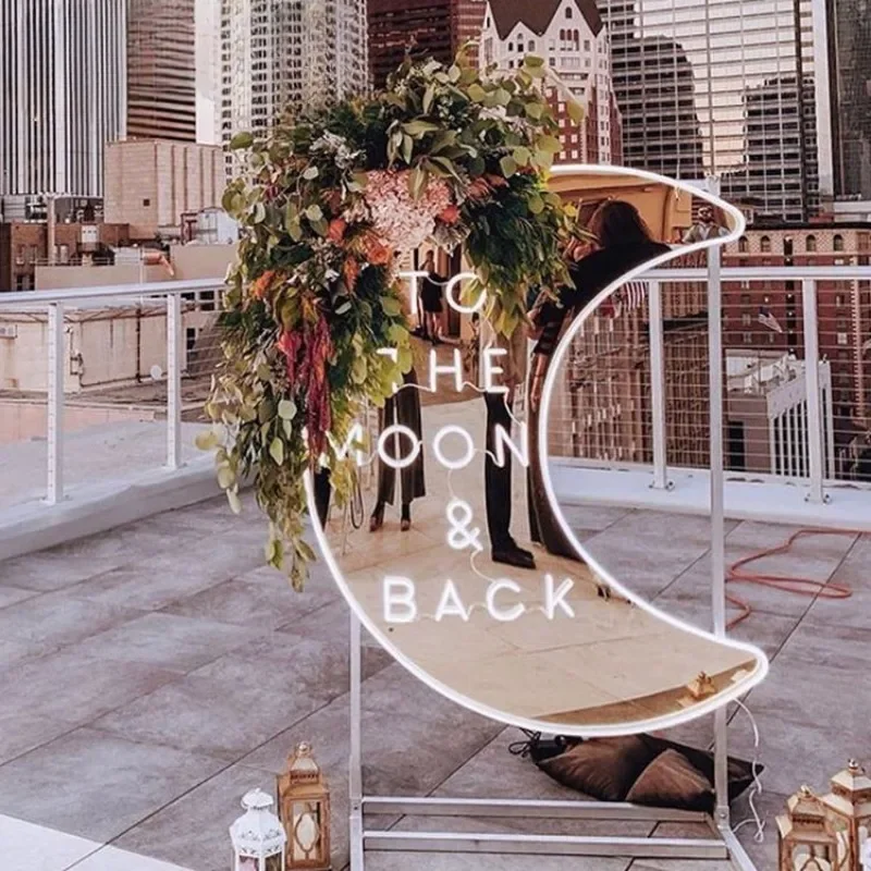 Гранде scene de motif sur le thème la lune 3D Fer Georgiaallique Extérieur профессор sɺsseoir фотоматин для