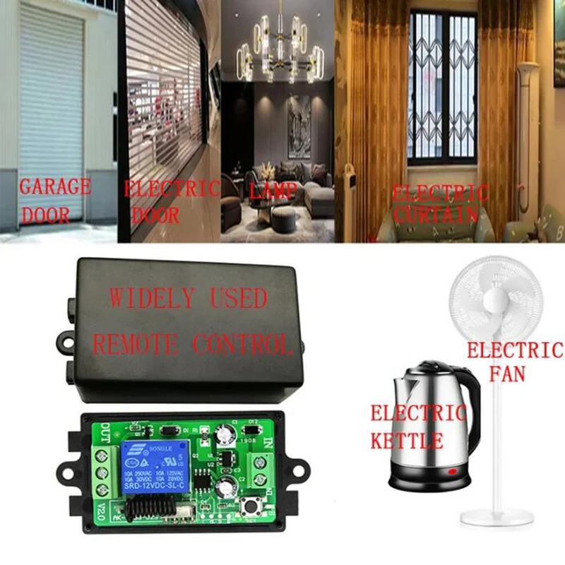 Беспроводной мини-переключатель релейный приемник 1 канал 12 В постоянного тока с