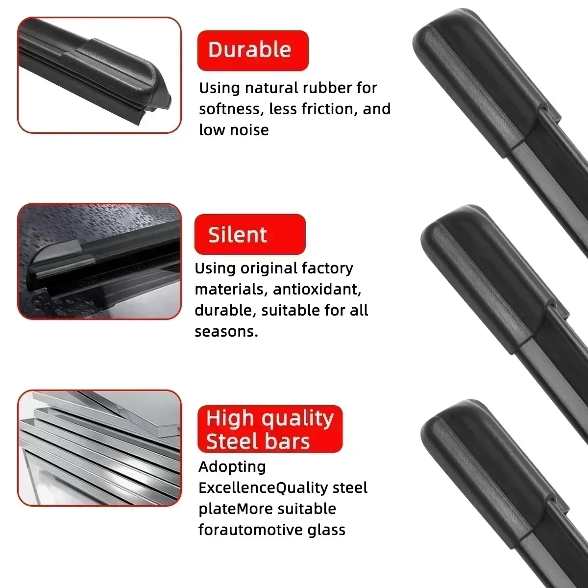 Щетки стеклоочистителя Передние Задние для Maserati Levante 2016-2020 2016 2017 2018 2019 2020 3 шт.