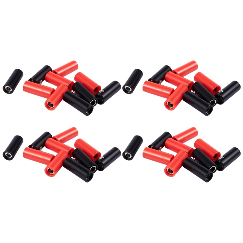 

40 Pcs Speaker 4Mm Banana Jack Female Socket Bullet Connector Adapter