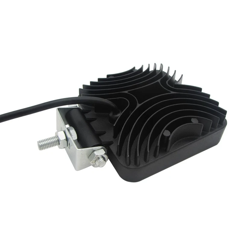 48W 6000K Светодиодный точечный луч Квадратные рабочие фары Лампа для трактора