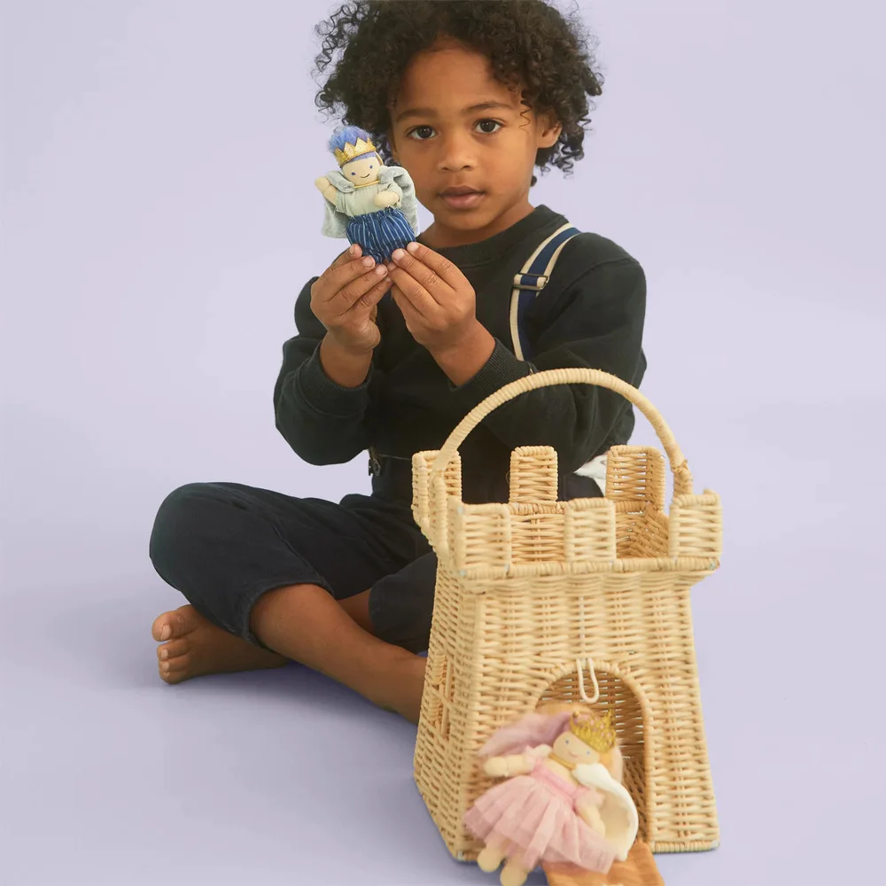 Пасторальные детские игрушки ручной работы корзины украшения на Хэллоуин замки