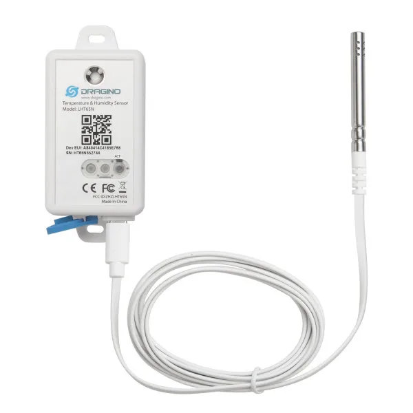 Фото Датчик IOT Dragino LHT65N-E31F LoRawan Датчик температуры и влажности для беспроводной системы сигнализации и безопасности №1