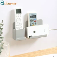 Remote Control Storage Box Mobile Phone Storage Rack Wall Mounted Organizer Remote Control Air Conditioner Stand Holder Rack