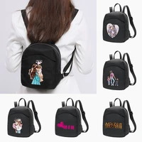 backpack 2022 women small daypack casual ladies travel organizer for girls mini backpacks handbags mom print waterproof knapsack