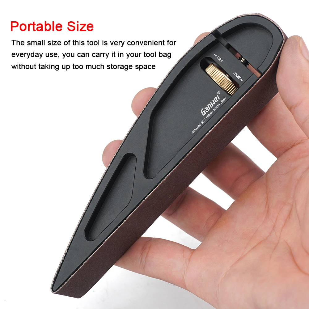 

Portable Aluminum Polishing Sandpaper Handheld Sandpaper Tool Adjustable Manual Polishing Tool Household Polishing Sandpaper