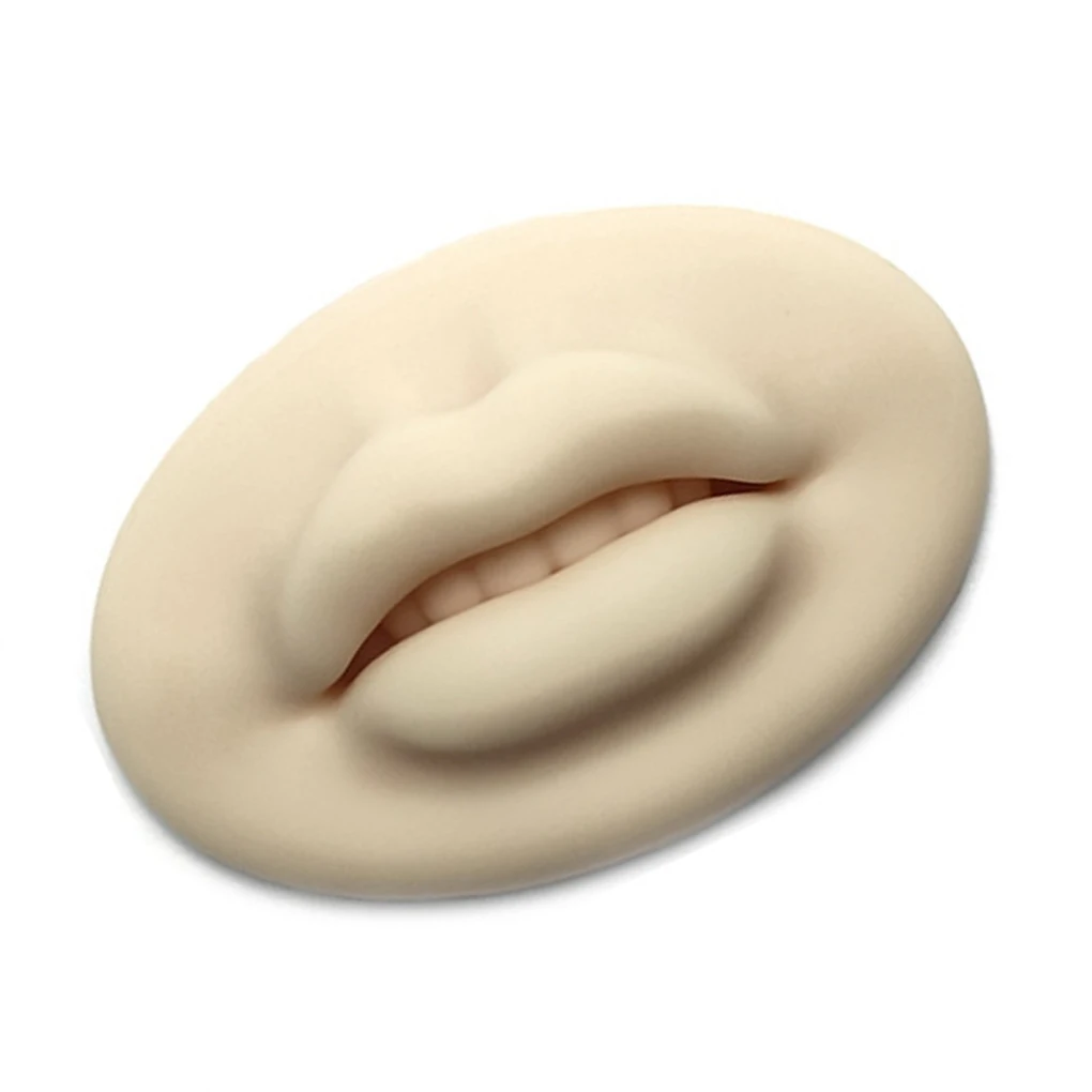 

1/2/3/5 3D Перманентный макияж для практики человеческого рта губы Многоразовые моющиеся искусственная кожа принадлежности для красоты Аксессуары для тренировок