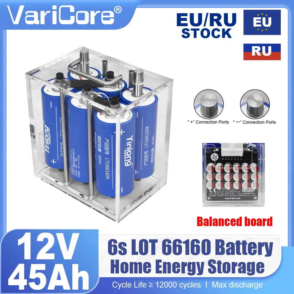 Фото АКЦИЯ ЕС 2,3 В 40 Ач/45 Ач аккумулятор Yinlong LTO66160 10C разряд DIY 12 В 24 В низкотемпературные литий-титанатные батареи №5