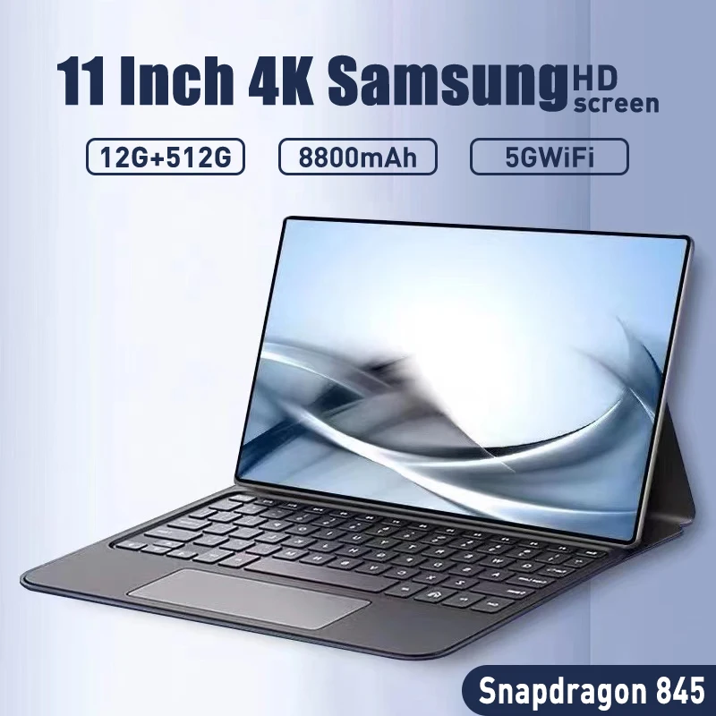 Планшет на Android, экран 2023 дюйма, 12 Гб + 870 ГБ