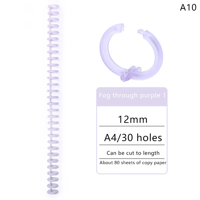 

Пластиковые кольца для переплёта SD&HI, 30 отверстий, 12 мм/22 мм