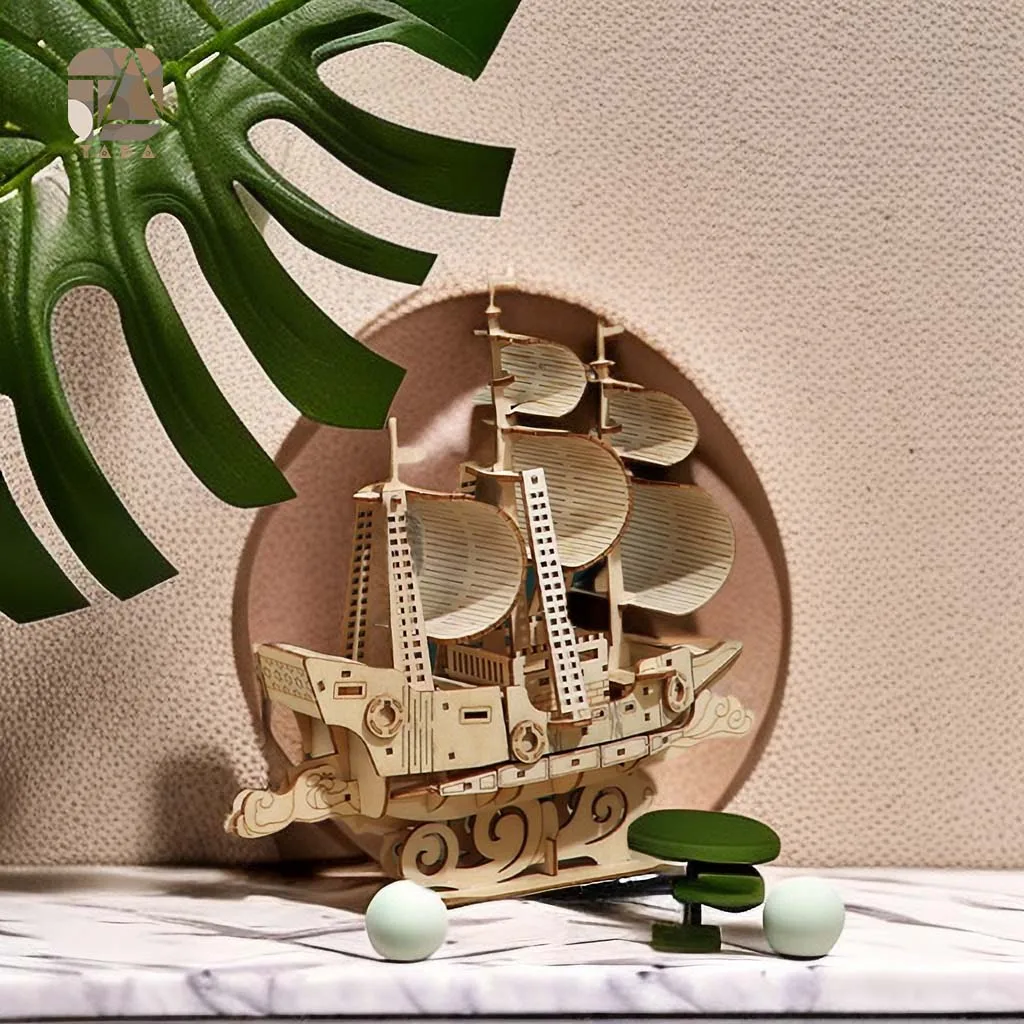 3D деревянная головоломка-конструктор Tada корабль в сборе подарок для детей взрослых Механическая креативная 3D модель строительные блоки Наборы