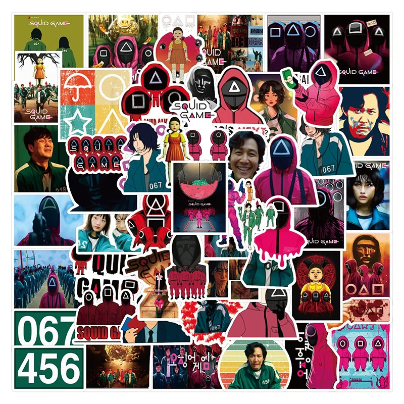 

50pcs/Bag Thriller TV Round Six Graffiti Stickers For Notebook Motorcycle Skateboard Computer Mobile Phone Cars Decoration Hot