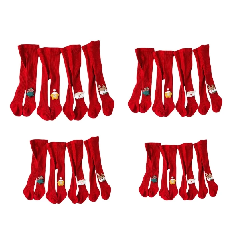 

Infant Soft Tights Toddler Christmas Leggings Tights for Baby Girls Winter Knit GXMB