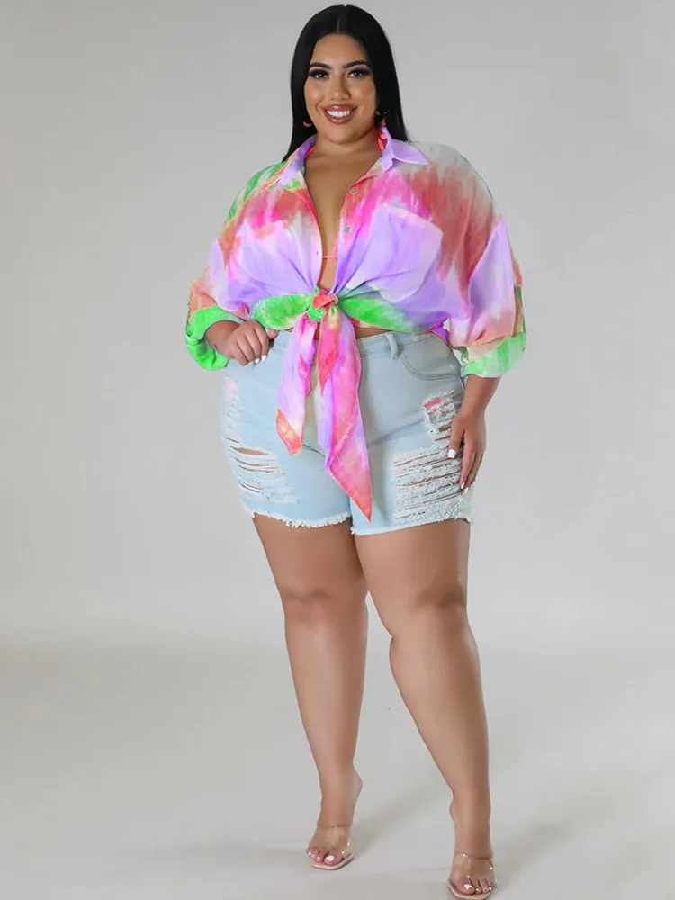 Рисунок 4 - Женское летнее платье-рубашка с длинным рукавом