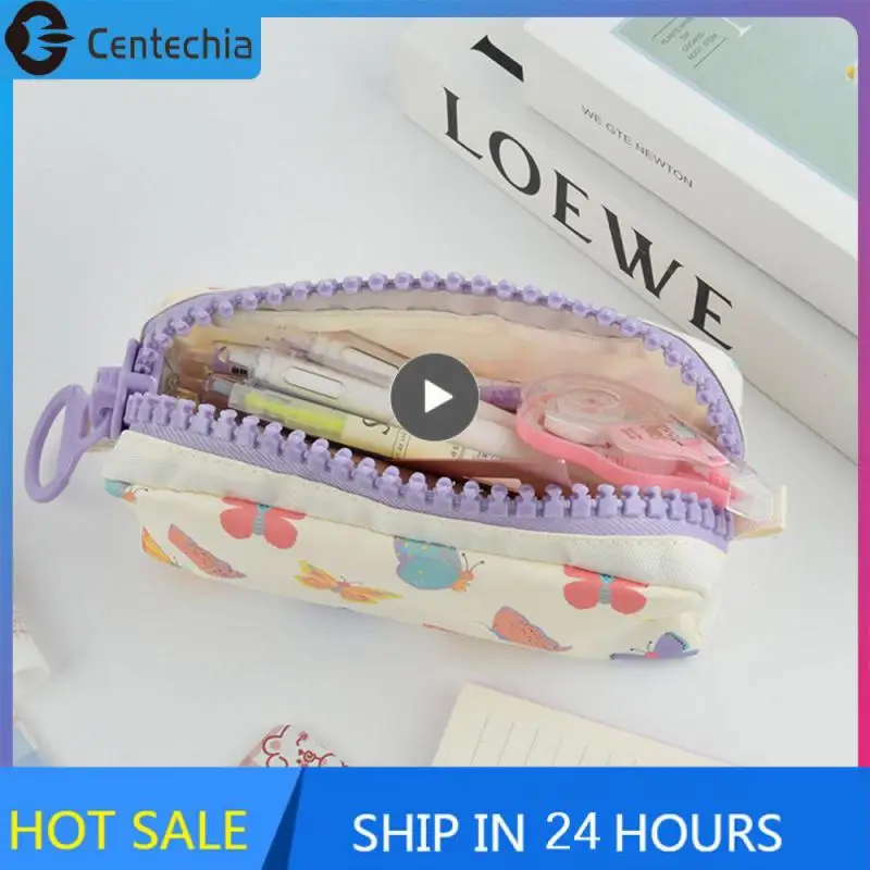 

Fashionable 2023 New Student Pencil Case High Capacity Durable Instagram Style Stationery Storage Box Fashion Pencil Case Unique