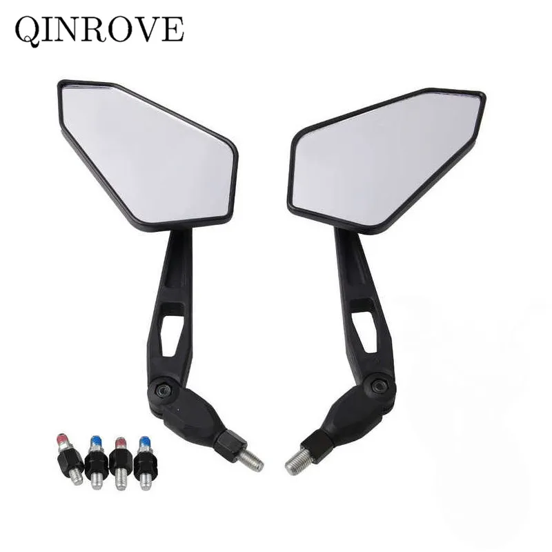 Мотоциклетные зеркала заднего вида 8/10 мм боковое зеркало из АБС-пластика