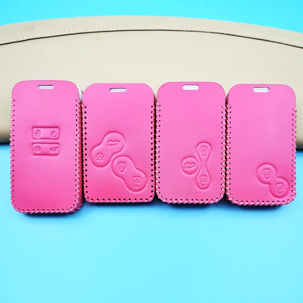 Кожаный чехол для автомобильного ключа нового дизайна Renault Kadjar Captur Clio Megane 2 3 4 RS