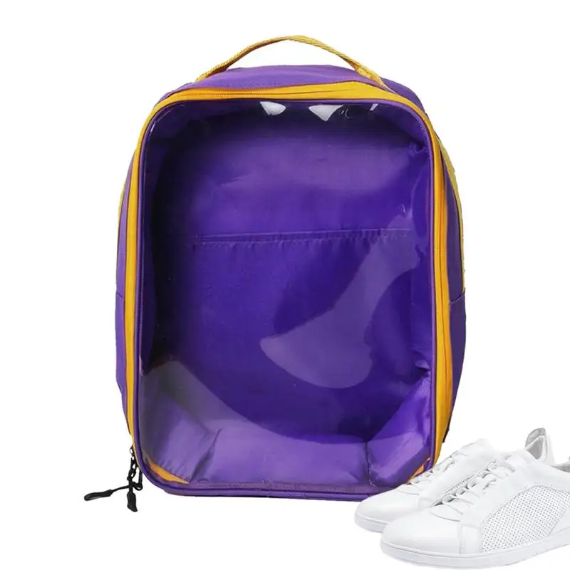 

Gym Bag For Shoes Zippered Football Training Shoes Storage Pouch With Handle Luggage Shoe Bag For Travel Shoe Packing Bag For