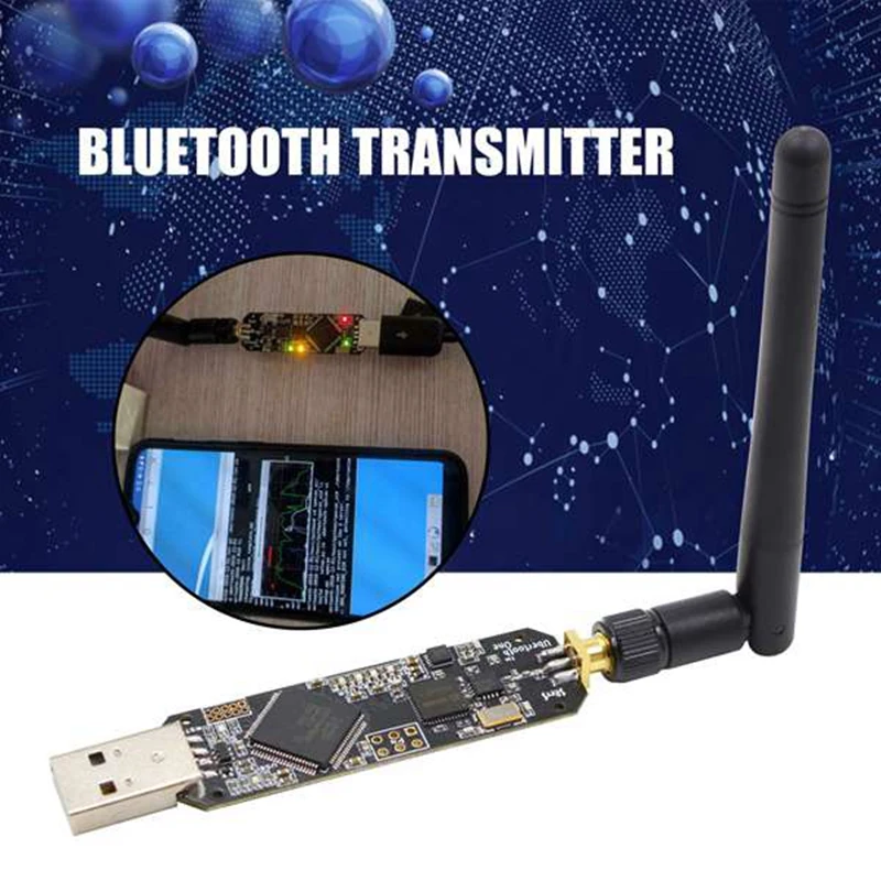 

Hot For Ubertooth One 2.4 Ghz Development Bluetooth USB-A+RP-SMA BTLE Protocol Analysis Open Source With 2.4G Antenna