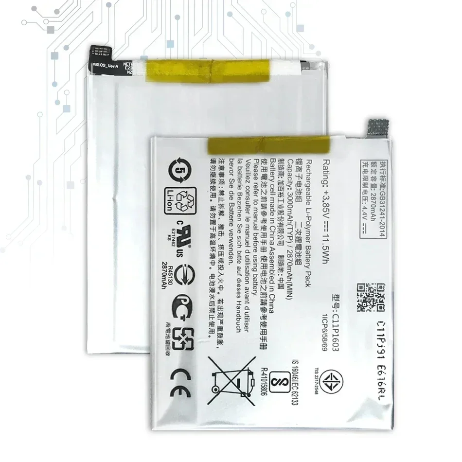 Аккумулятор C11P1603 для мобильного телефона ASUS Zenfone 3 Zenfone3 ZS550 M630 Deluxe 5 7 дюйма Z016D ZS570KL
