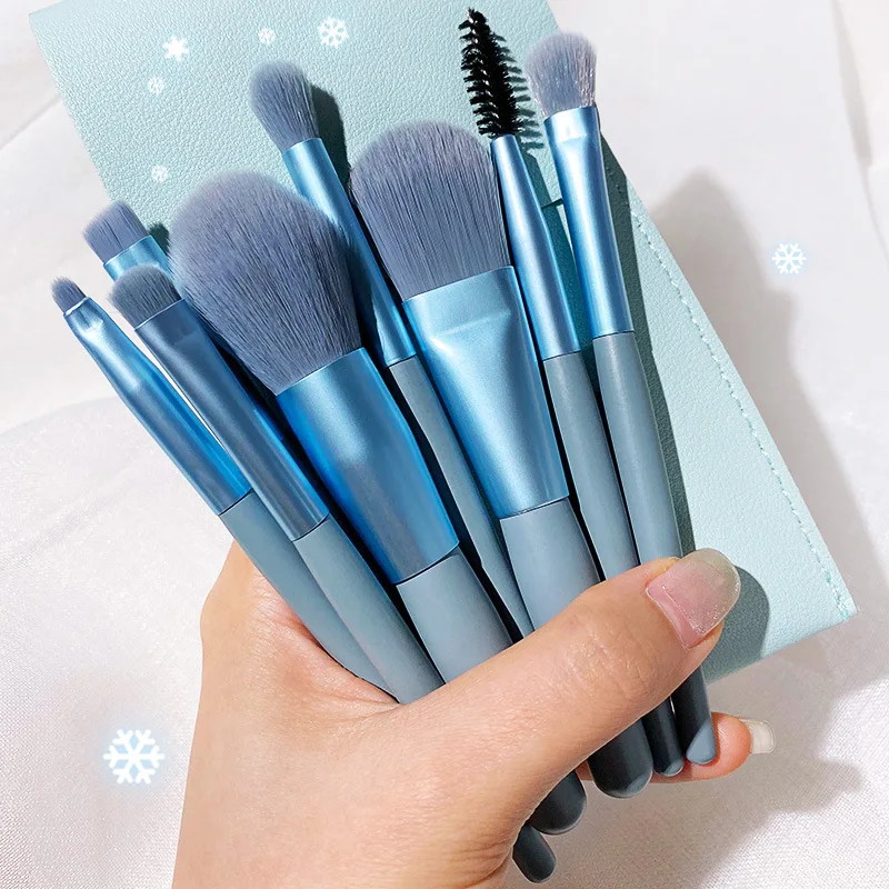 

Makeup brush set Soft hair beginner full set of brushes Eye shadow foundation INS contouring brush mini portable