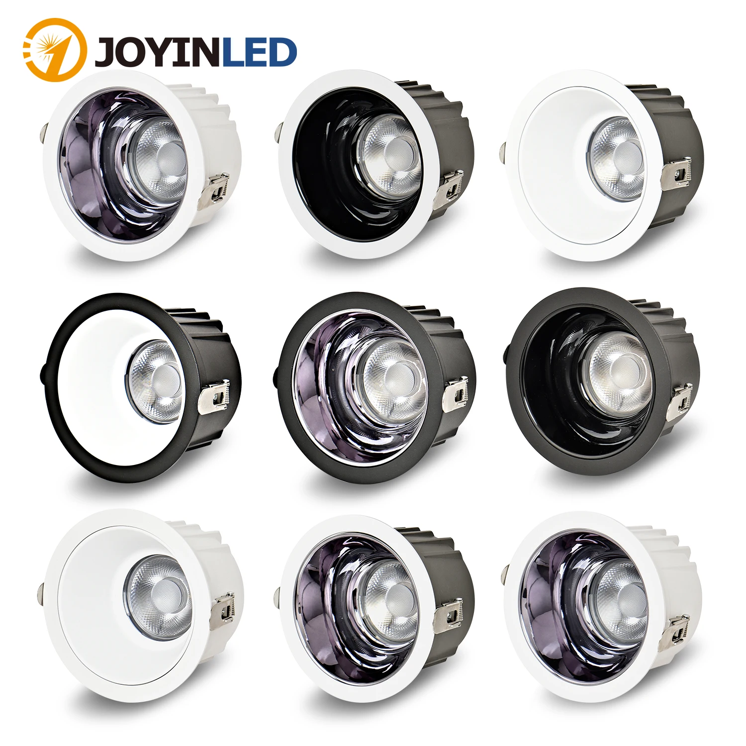 

LED Dimmable Spotlight IP65 Waterproof CREE COB Chip Anti Glare Downlight 9W 15W 25W Recessed LED Ceiling Lamp