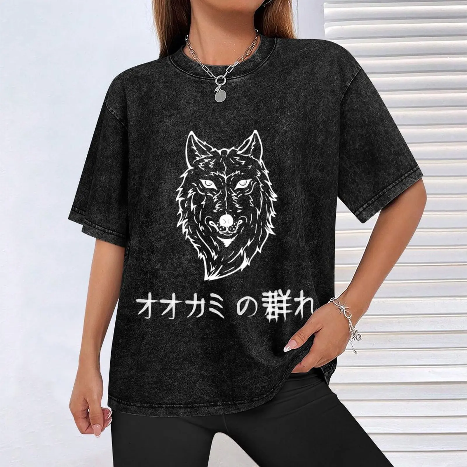 Фото Футболка SSSniperWolf Wolfpack из мягкого хлопка с принтом №4
