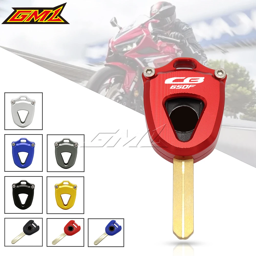 

For Honda CB650F CB 650F Motorcycle Accessories CNC Aluminum Key Embryo Key Cover Case Shell Key protection Cover Decorative