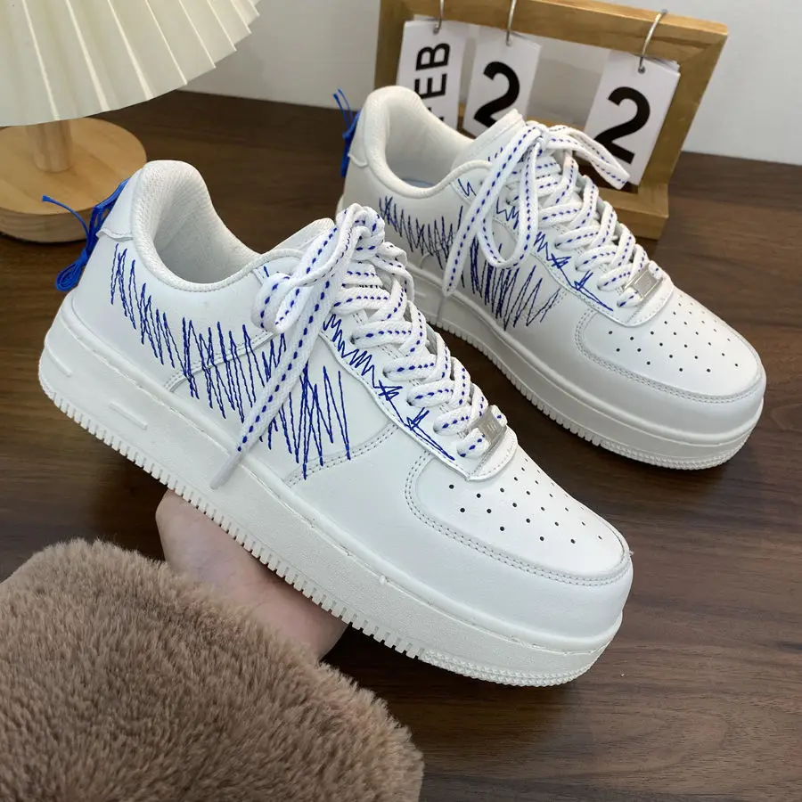 

Fashion Women's Summer Shoes Sewing White Platform Sneakers Casual Outdoor Daily Wear Basics Fashion