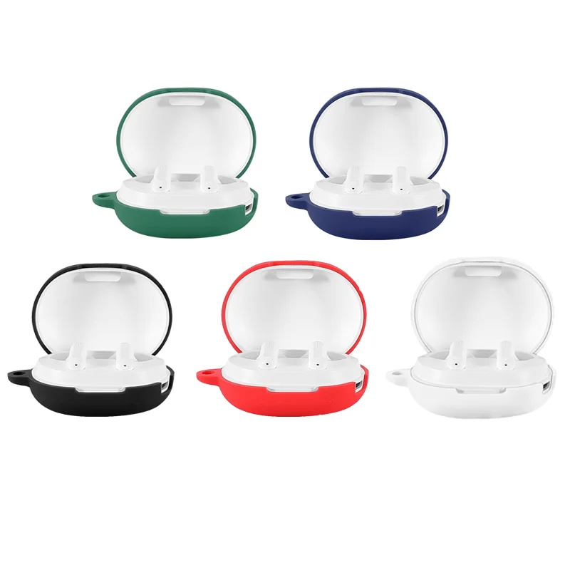 

Earphone Silicone Protective Case Covers Compatible For Haylou GT7 Earphone Cases Protective Skin Holders Accessories