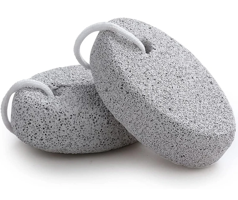 

2 Pcs Natural Foot Pumice Stone for Feet, Lava Pedicure Tools Hard Skin Callus Remover Foot File Exfoliation To Remove Dead Skin