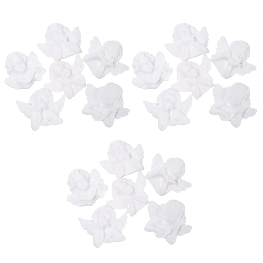 

36pcs Fine Durable Good Angel Resin Ornament Home Resin Figurine for Desktop Bedroom Home