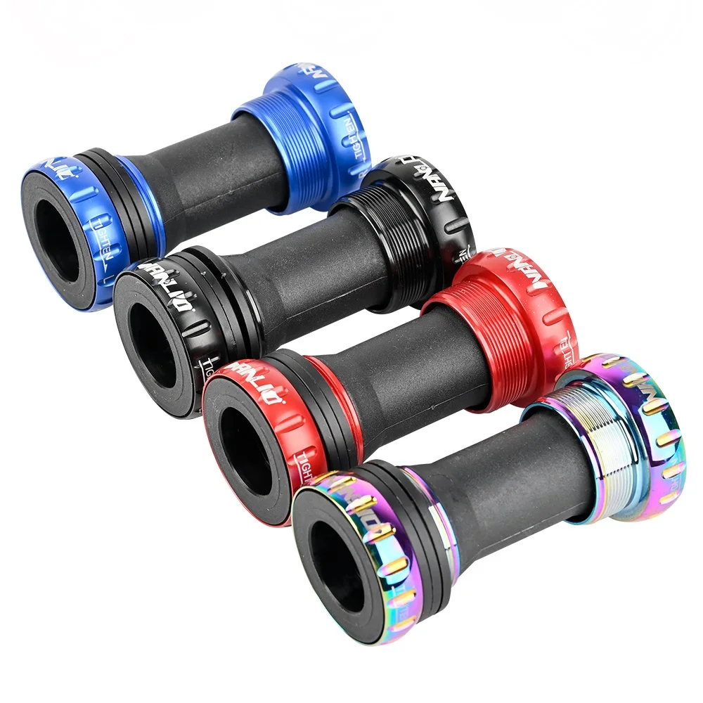 

Bicycle Bottom Bracket 68/73MM BSA Crankset Ceramic Bearings MTB Road Bike Thread Axis For SHlMANO Prowheel IXF 24mm Crankset