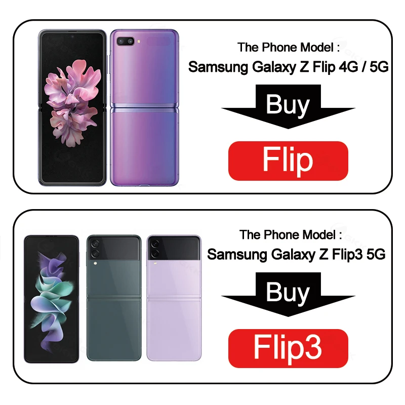 GKK Painted Tempered Glass Case For Samsung Galaxy Z Flip 3 4 5G Plating Edge Hard Protective Cover For Samsung Z flip 3 4 Case
