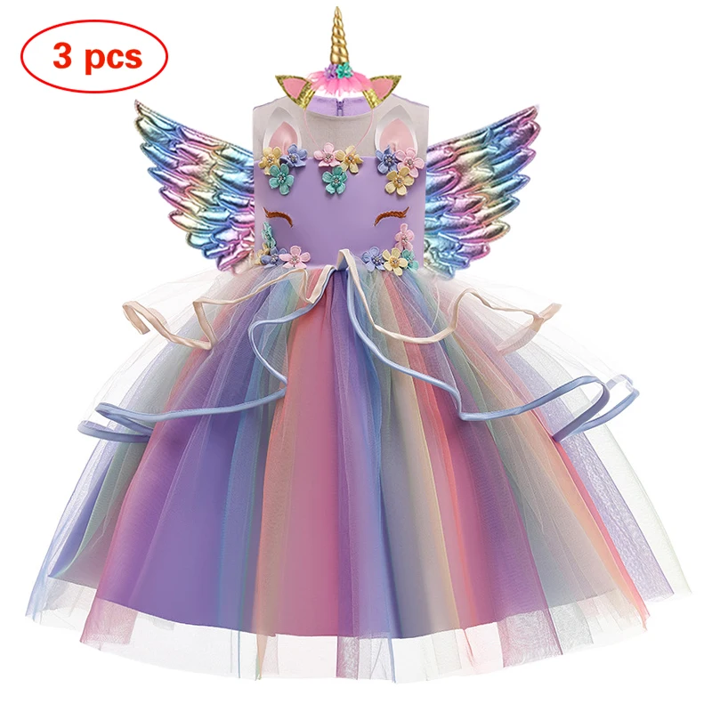 

Wacky Dress Gaun Tutu Bayi Perempuan Gaun Pesta Ulang Tahun Anak Perempuan Gaun Pastel Gaun Unicorn Animal Cosplay