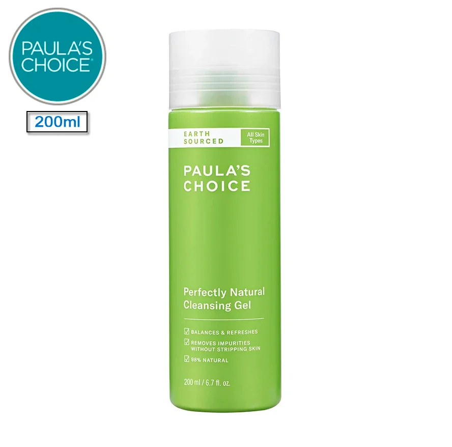 

Paula's Choice Perfectly Natural Cleansing Gel With Aloe Gentle Cleans Pores Oil Makeup Refreshed Skin Hydrating Face Cleanser