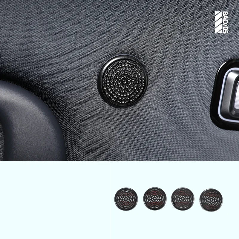 

Для BYD Leopard 5 2024 2025 автомобильный Стайлинг из нержавеющей стали, защитный чехол на крышу, автомобильный внутренний чехол для динамика, автоаксессуары