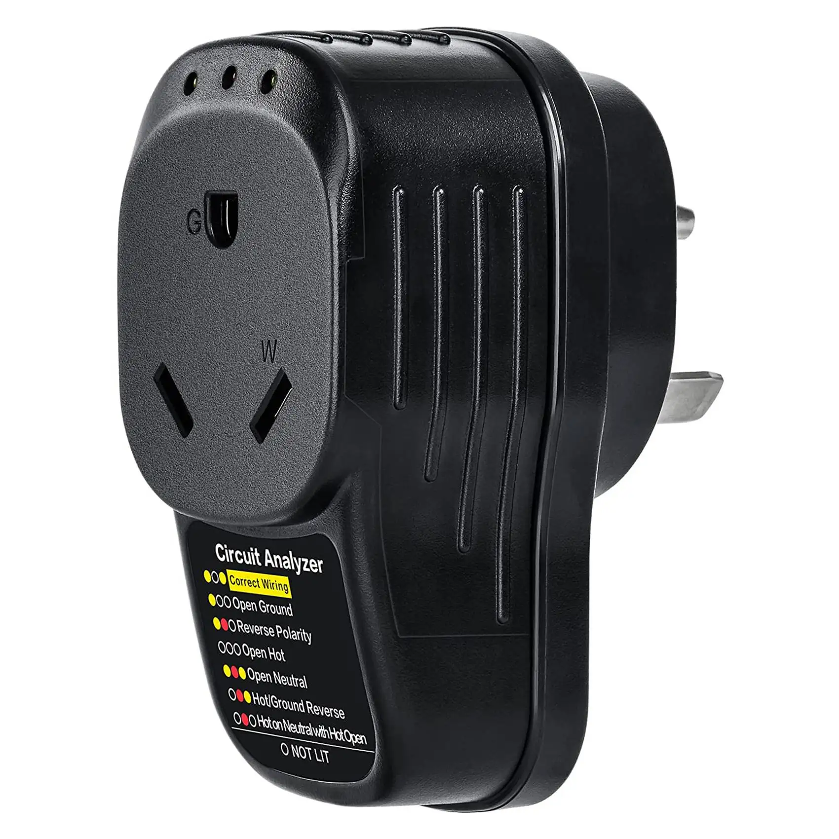 

RV Surge Protector 30A RV Circuit Analyzer with LED Indicator Light for Travel Trailers 30Amp Male to 30Amp Female