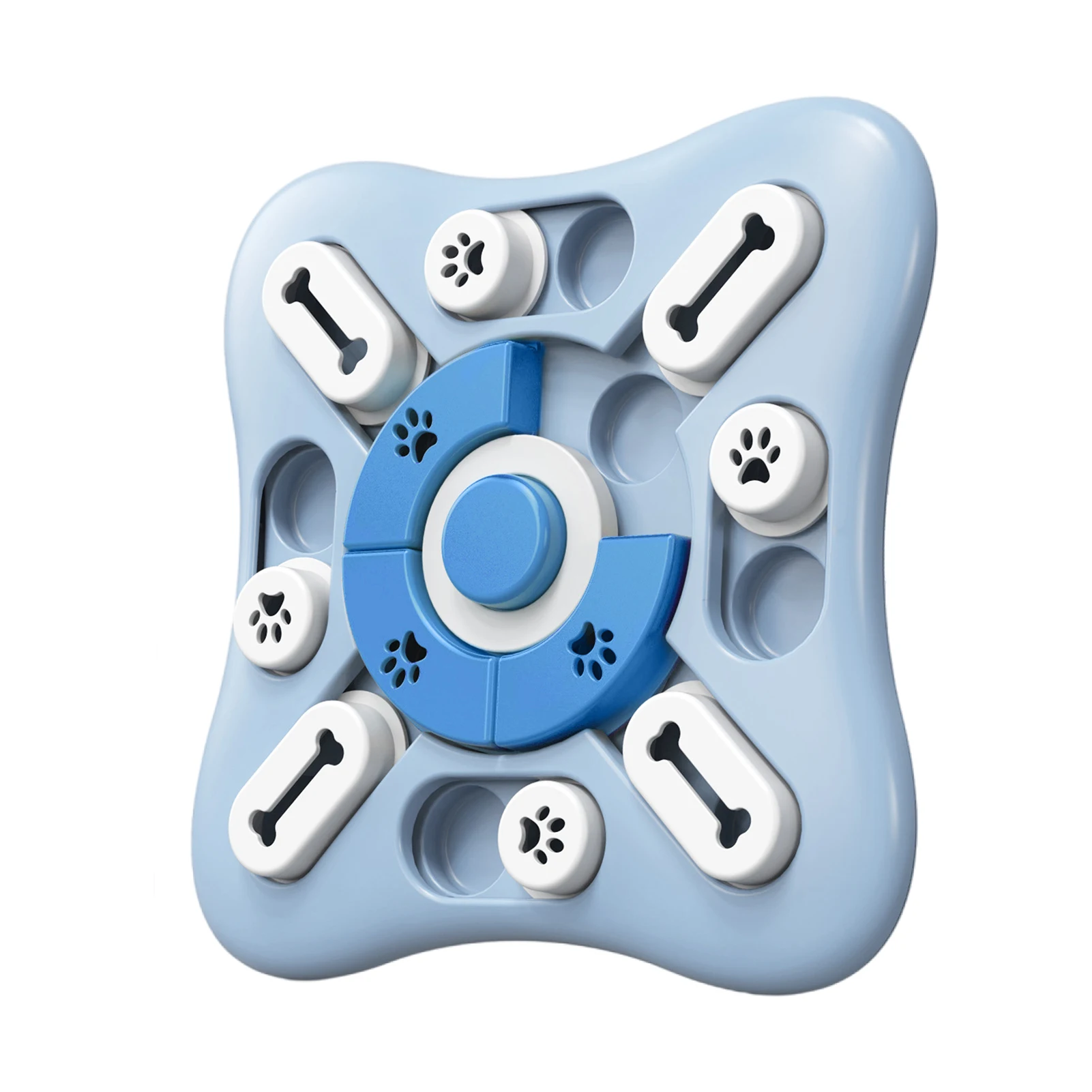 

Еда головоломка Фидер игрушки интерактивный для щенков головоломка игра игрушки Улучшенная Интерактивная кормушка для щенков для сохране...