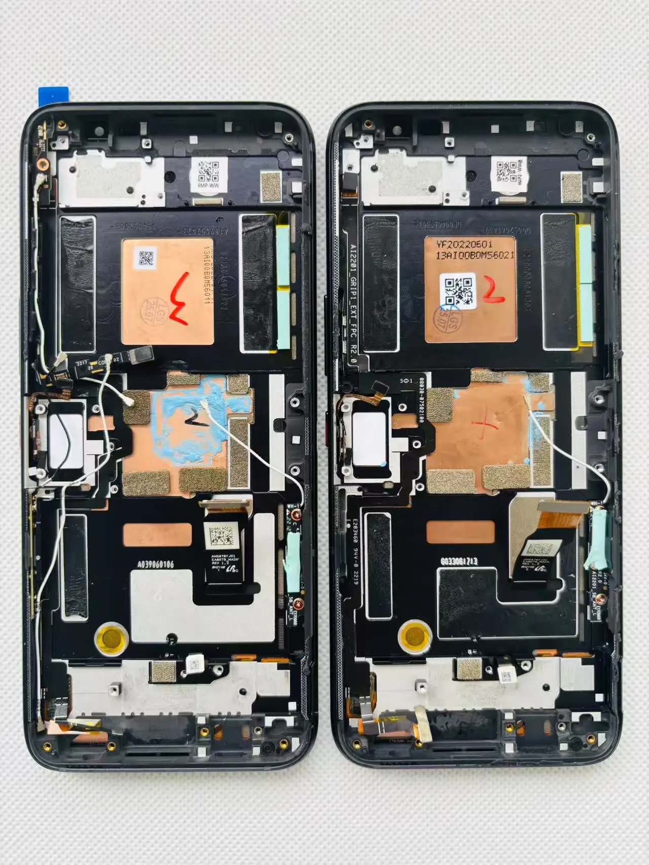 Фото 6,78 ''Amoled оригинальный 165 Гц для Asus ROG 6 Phone 6 6D AI2201C ЖК-экран + сенсорная панель дигитайзер с рамкой для ROG 6 Pro №4