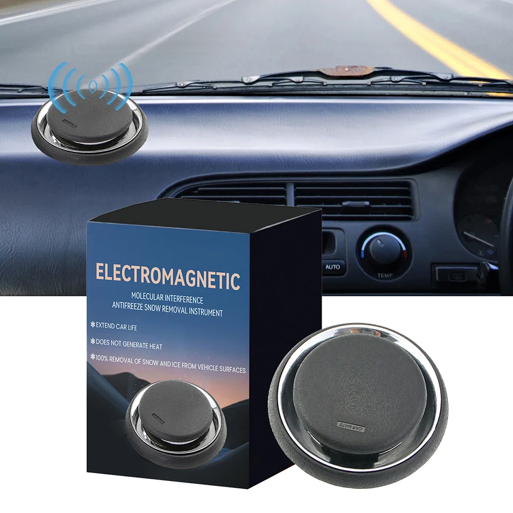 

New Electromagnetic Deicer Solar Car Fragrance Perfume Durable Accessories Prevent Ice Formation Also Be Used As A Car Diffuser