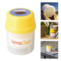 beekeeping shake mite bottle varroa mite test kit no leakage non toxic transparent bowl 1014 5cm volatilizer beekeeping tool