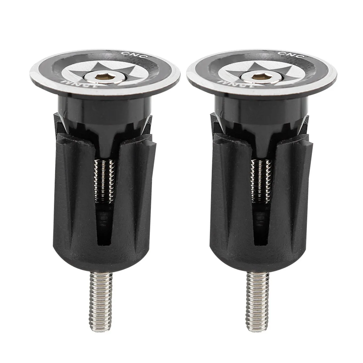 

1 Pair Bike Bicycle Aluminum Handlebar Grips Cap Plug Handle Bar Caps End Plugs Handlebar Plug Handlebar Plug