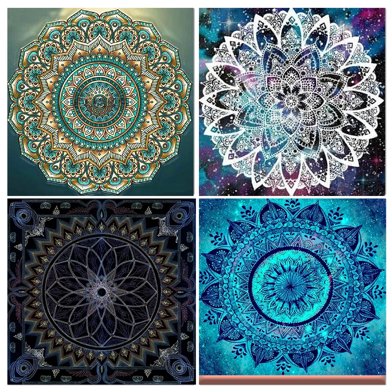

CHENISTORY Interior Painting By Numbers Flower Disk Handpainted Pictures By Numbers Painting Personalized Gift