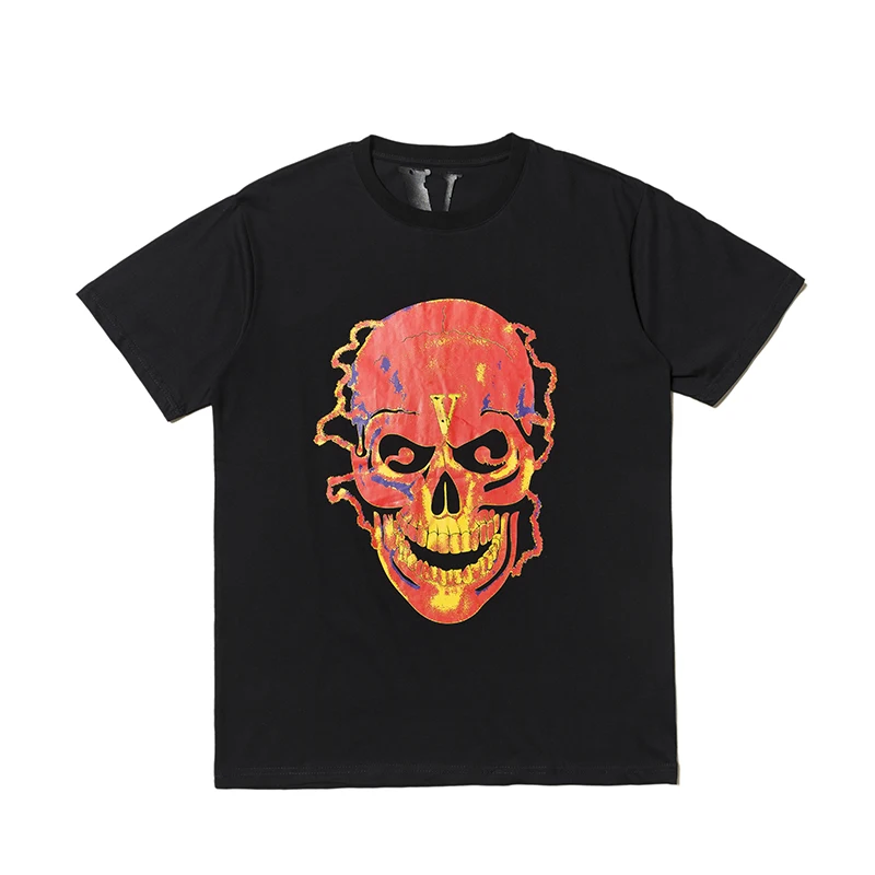 

VLONE 2022 Men T Shirt 100% Cotton Original Brand Streetwear Women's T-shirt USA Summer Short Sleeve Harajuku Hip Hop Tshirt