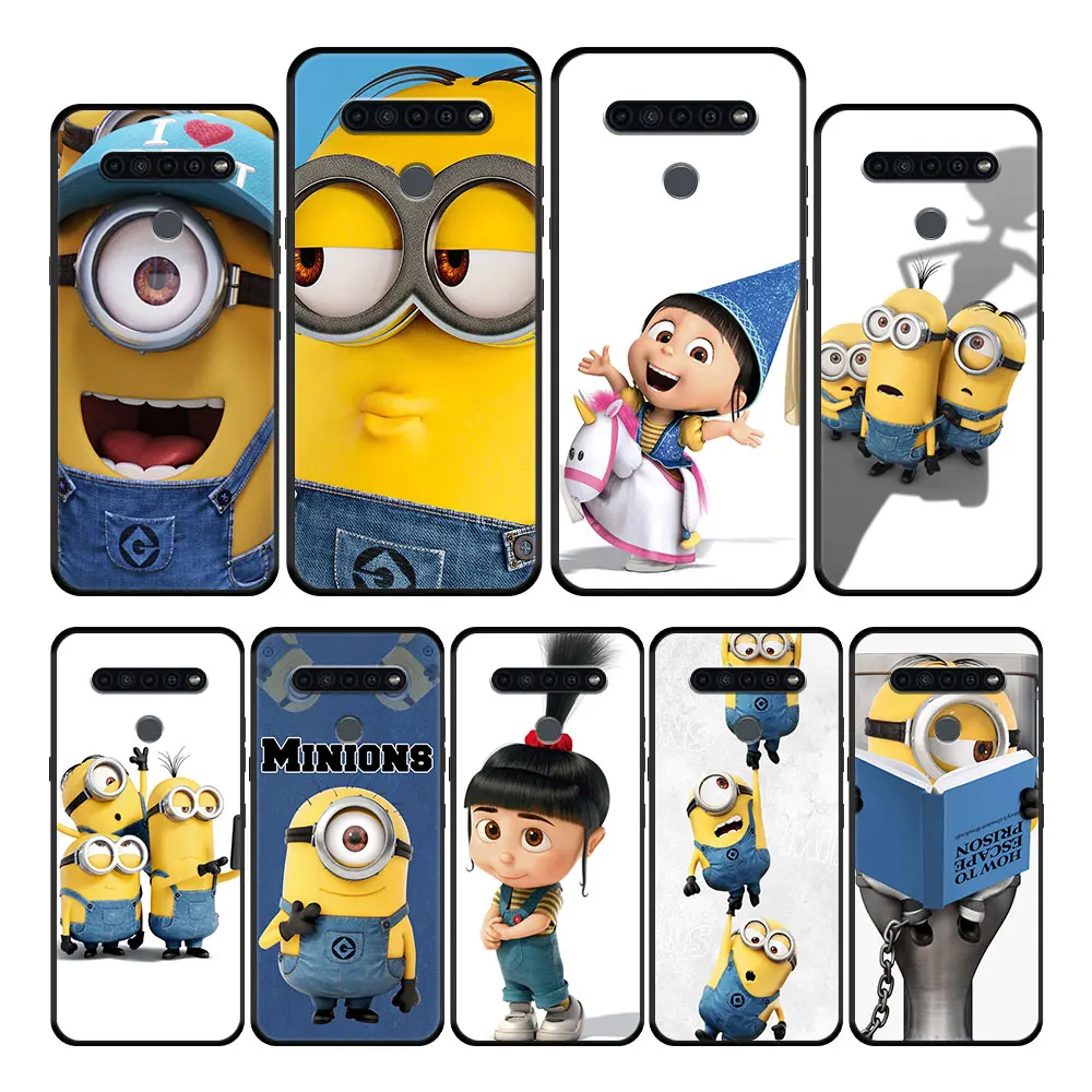 

Celular Soft Case Cover for LG K50 K41s K42 G8 ThinQ Q61 G7 K61 Q52 K52 K51s K92 5G K71 Despicable Me Minions Cute Trend Shell