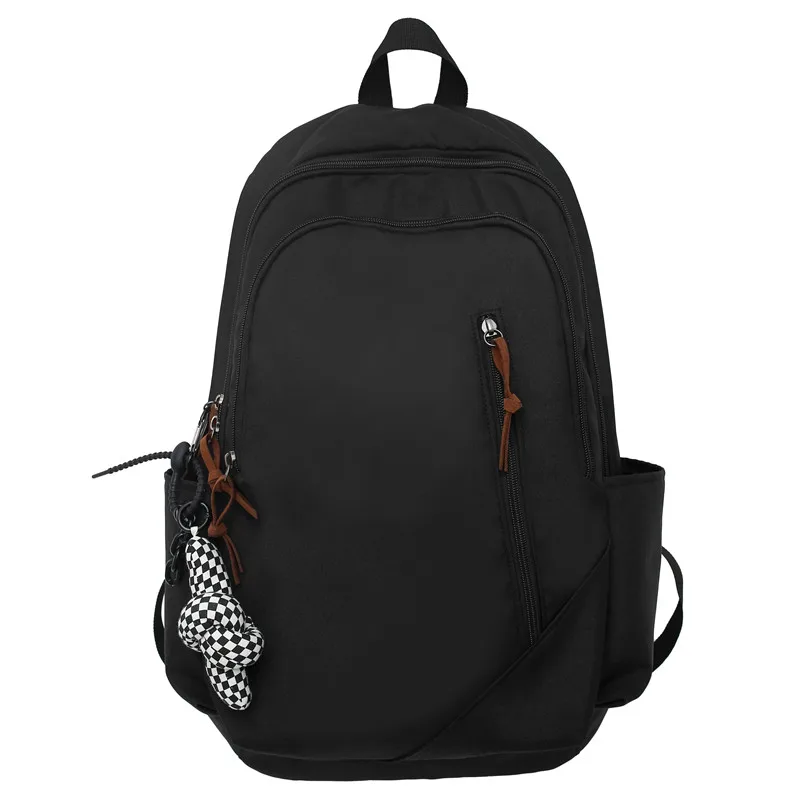 

Универсальные Нейлоновые женские сумки XZAN, вместительные удобные дорожные рюкзаки, водонепроницаемые простые школьные ранцы