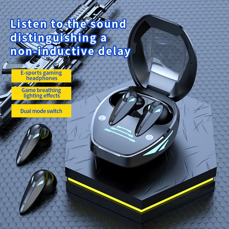 

Wireless Sports Headset Stereo Wireless Headset Noise Reduction Handsfree Tws Earbuds Tws Headset For Xiaomi 300mah Headphones